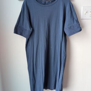 Zara Women's Midi Dress in Slate Blue